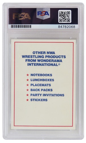 Ric Flair Signed NWA 1988 Wonderama Wrestling Trading Card - (PSA Encapsulated) - Picture 2 of 2