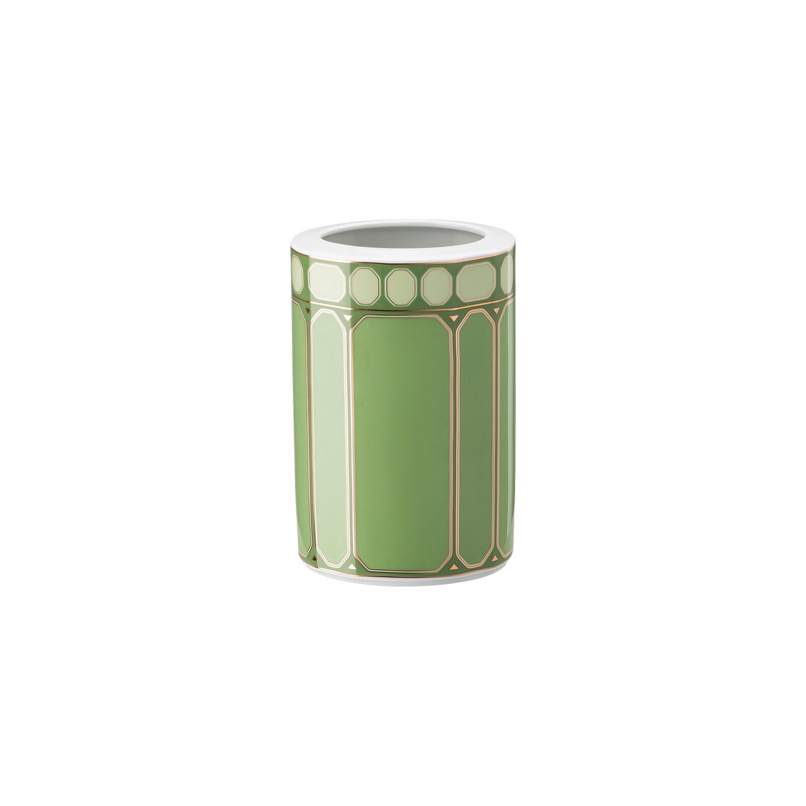 Swarovski Rosenthal - Vaso Verde 15cm Signum Fern Swarovski - Portafiori