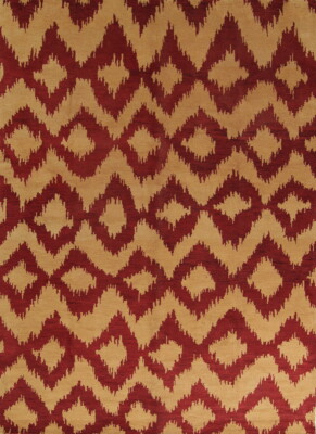 Geometric Modern Gold Moroccan Trellis Indoor Indo Oriental Area Rug Wool 10x14