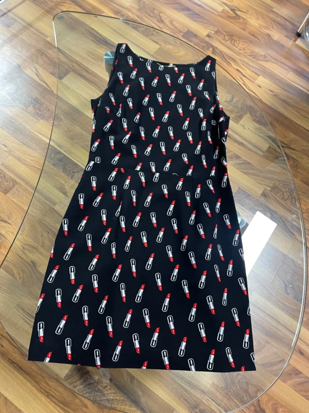 SAINT LAURENT (YSL) Abito di Yves Saint Laurent taglia 38 Fr 40 stampa rossetto