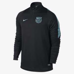 blue barcelona training top