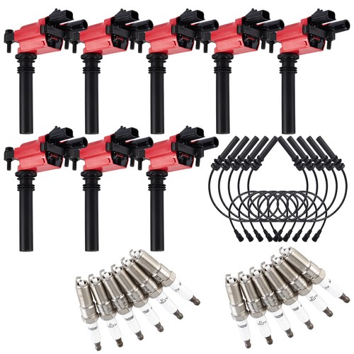8 Ignition Coil & 16 Spark Plug & Wireset for Dodge Ram 1500 2500 3500 UF378 - Picture 12 of 15