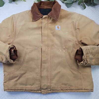 VTG Carhartt 80's Arctic Detroit Quilted Full Zip Canvas Jacket