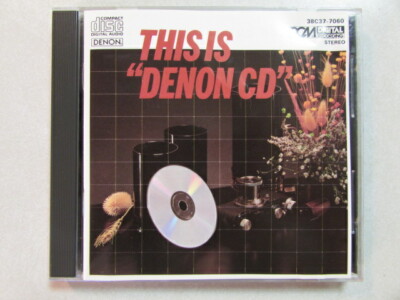THIS IS DENON 16 TRK 1983 JAPAN SAMPLER CD 38C37-7060 JASRAC PCM DIGITAL VG OOP