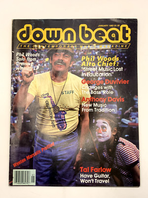 Down Beat Jazz Mag  82   Anthony Davis, Wynton Marsalis, Phil Woods