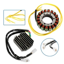 2pcs Stator + Regulator Rectifier For 1998-2005 HONDA VT1100C SHADOW SPIRIT