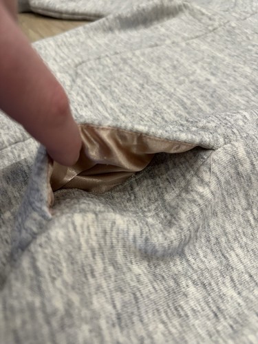 Heather Grey Sweatshirt Pullover Ribbed Cotton Japan - Picture 4 of 21