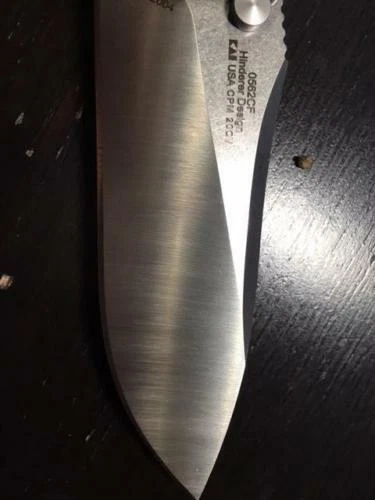 NUEVO CUCHILLO DE ACERO ZT TOLERANCIA CERO 0562CF OBSTACULIZADOR MANGO FIBRA DE CARBONO CPM-20CV Foto 3 de 4