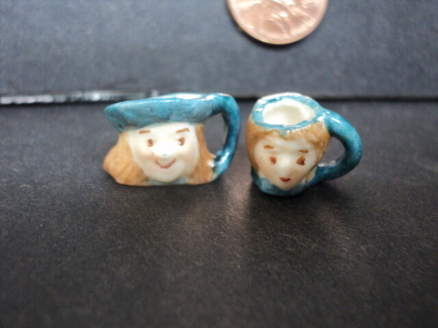 DOLLHOUSE TOBY MUG SET- GREEN