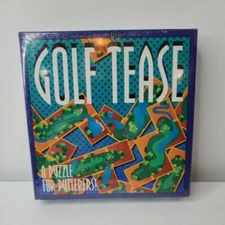 Brand New 1996 Great American Puzzle Factory GOLF TEASE Puzzler 19 For Putterers