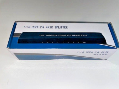 BYTECC HM2-SP108K Ultra Slim 1x8 HDMI 2.0 / HDCP 2.2 4K 60Hz HDMI Splitter