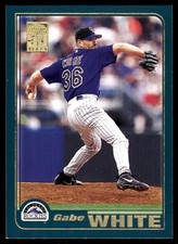 Gabe White 2001 Topps #681 Colorado Rockies MLB READ FREE SHIPPING AutographDen