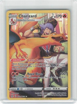 Pokemon TCG Charizard Holo Ultra Rare SWSH11: Verlorener Ursprung Trainer Galerie