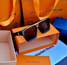 LOUIS VUITTON EVIDENCE SUNGLASSES Z1502W BLACK FRAMED SQUARE SUNGLASSES