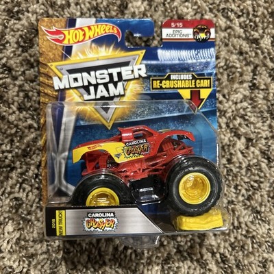 Hot Wheels Monster Jam Carolina Crusher Epic Additions 5/15 2018