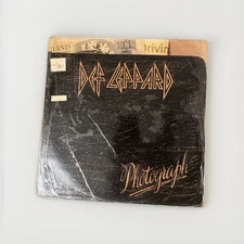 Def Leppard Photograph 12" Vinyl Single UK 1984 Press Vertigo VERX9 RARE SHRINK