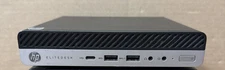 1 HP EliteDesk 705 Mini Ryzen 5 2400GE, No: Ram, SSD, Caddie Screws, No Adapter