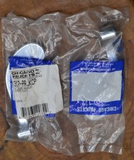 Chicago Faucets 317-PRJKCP 180-PPNF Pair Wrist Blade 4" Handles Chrome Plated