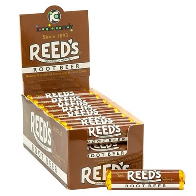 REED'S ROOT BEER HARD CANDY ((1) 1.01oz ROLLS)- Fresh & SHIPS FREE