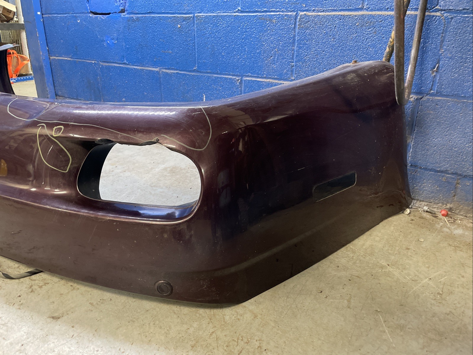 Maserati Quattroporte 2004-2008 Rear Bumper P/N 980139430