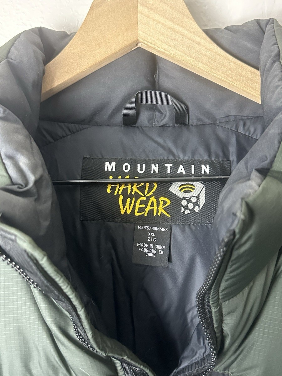 MOUNTAIN HARDWEAR Sub Zero Green/Black Quilted Down 650 Expedition