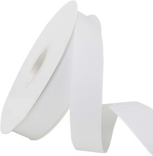 1 Inch White Grosgrain Ribbon 50 Yards for Gift Wrapping Weddings DIY Floral Dec