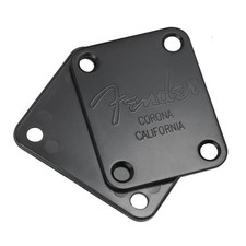guitar neck plate black color engraved logo
