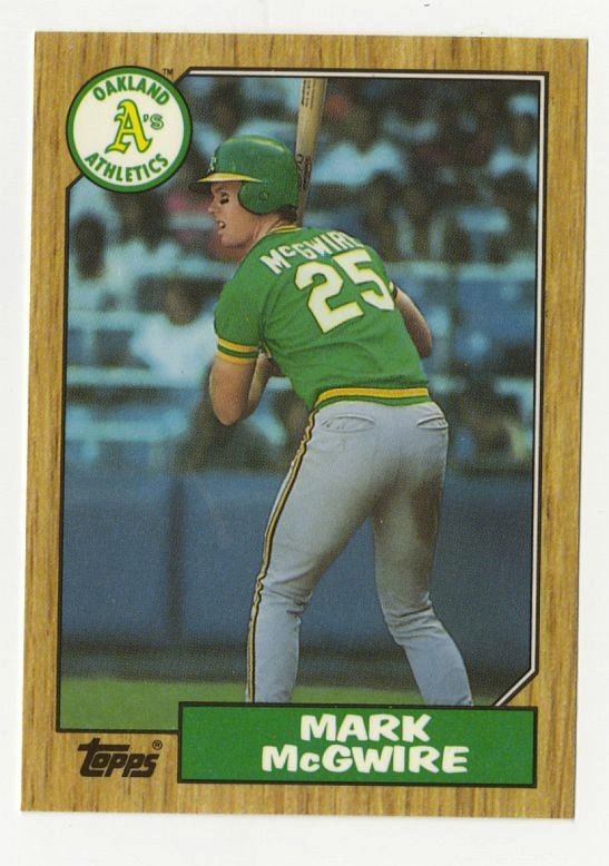 1987 Topps Tiffany #366 Mark McGwire RC NM-MT OR BETTER Oakland A's FREE SHIP!