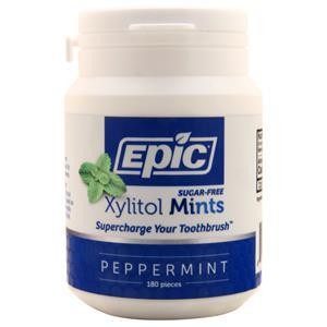 Epic Dental Xylitol Mints Peppermint 180 count