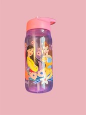 Disney Princess Sip Water Bottle w/Carry Loop 16 oz Sippy Cup zak Designs