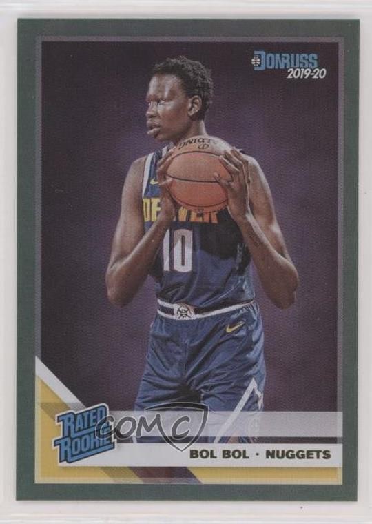 2019-20 Panini Donruss Rated Rookie Green Flood Bol Bol #234 Rookie RC 1h9m