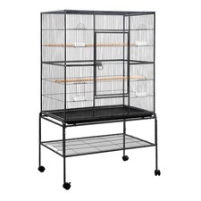 i.Pet Bird Cage Large Cages 160cm Parrot Aviary Stand-Alone Budgie Wheels Castor
