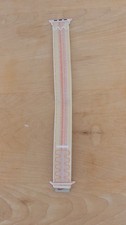 Genuine Apple Watch Nike Sport Loop 45mm Summit White/Orange Used