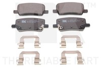 Bremsbelagsatz Scheibenbremse NK 2266007 FüR Tesla Model 100D AWD 60D 70D 75D