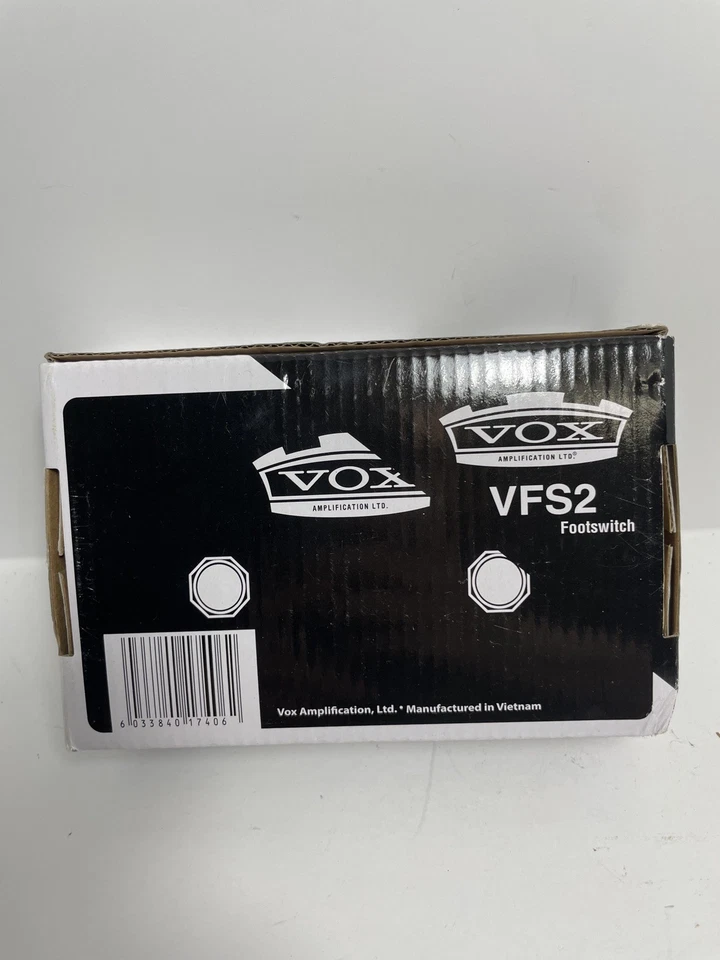 Vox VFS2 Dual Footswitch-NEW Authentic  - Image 3 of 4