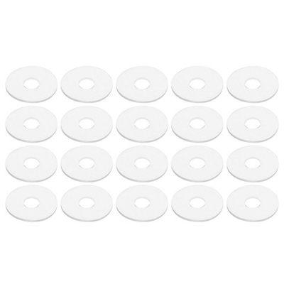 #ad #ad 100Pcs Reusable Clear Washer Kit PVC Flat Gaskets for Shower Door Handle Repair $14.36