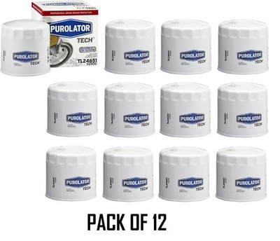 12 Pack Purolator TECH TL24651 Engine Oil Filter Spin-On Replacement Filters
