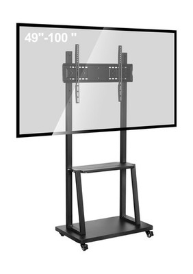 Smart Board Stand with Wheels,Height Adjustable Mobile Rolling Stand for Clas...