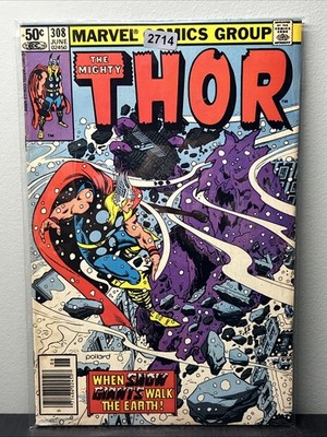 The Mighty Thor #308 by Doug Moench, (1981, Marvel): The Snow Giant! 