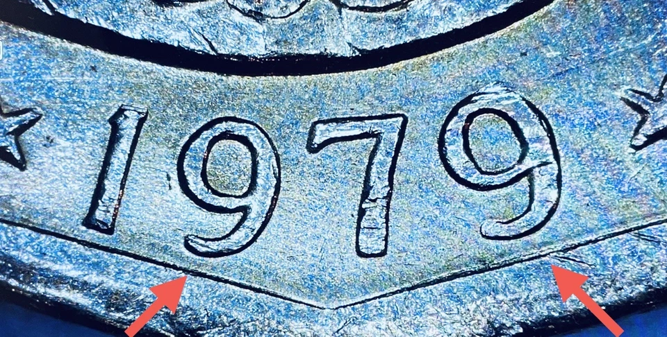 Dollar Error Coin & Variety Lot, SBA Wide Rim Variety and President Coin Errors  - Image 3 of 4