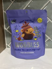The Woobles Peat The Troll Crochet Kit NEW Glitter with Hook