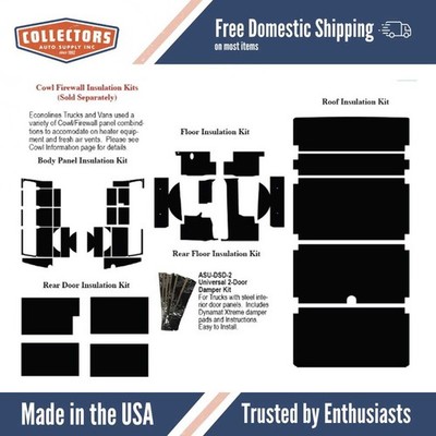 Complete Van Insulation Kit for 1961-1964 Ford Econoline
