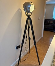 Vintage Strand Patt 123 Theatre Spotlight and Tripod