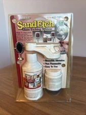 Armour Products Sand Etch Kit 70-9001 Glass Etching System Usa CRACKED LID Pics