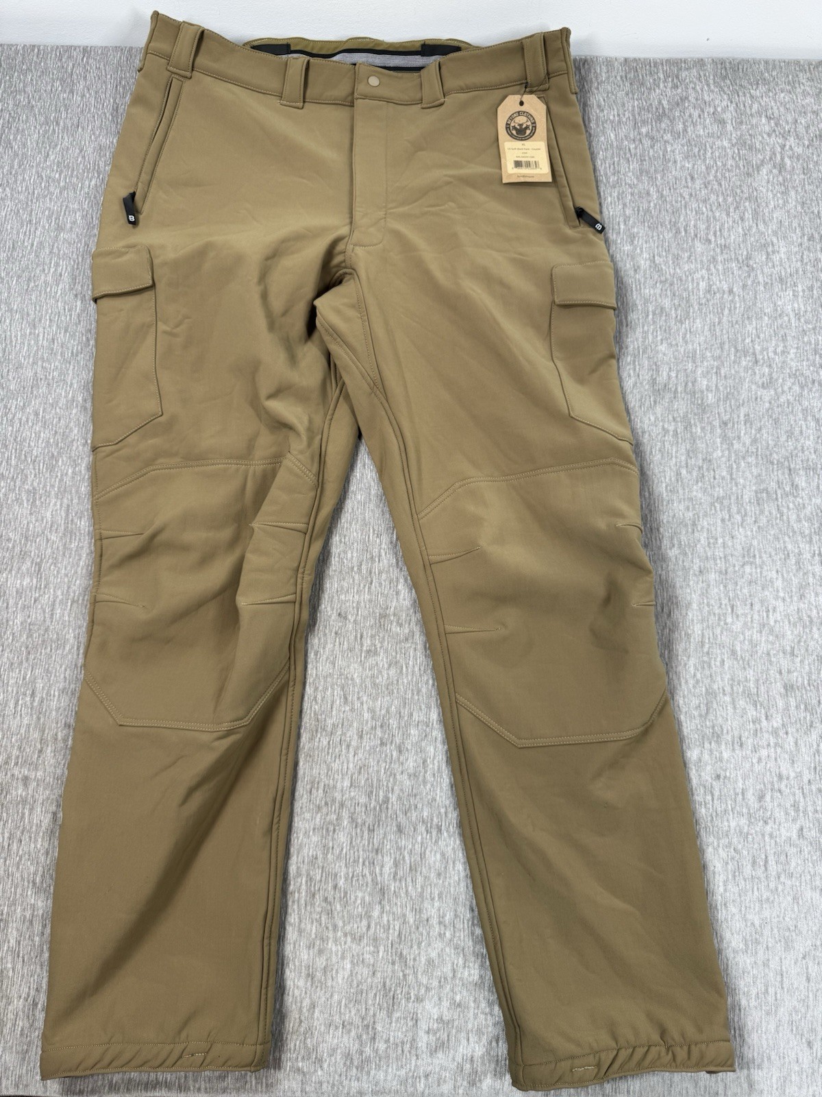 Beyond Clothing L5 Soft Shell Pants Mens XL Coyote PCU Fleece Cold Fusion NEW