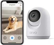 Smart Cameras for Home Security 2K 360 Pan-Tilt Pet Dog Baby Monitor Camera NEW