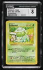 1999 Pokémon Bulbasaur 44/102 Base Set Shadowless CGC 8