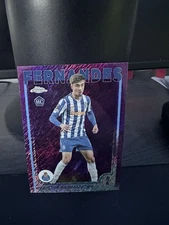 2024-25 Topps Chrome Uefa Competitions Martim Fernandes #187 Magenta Shimmer
