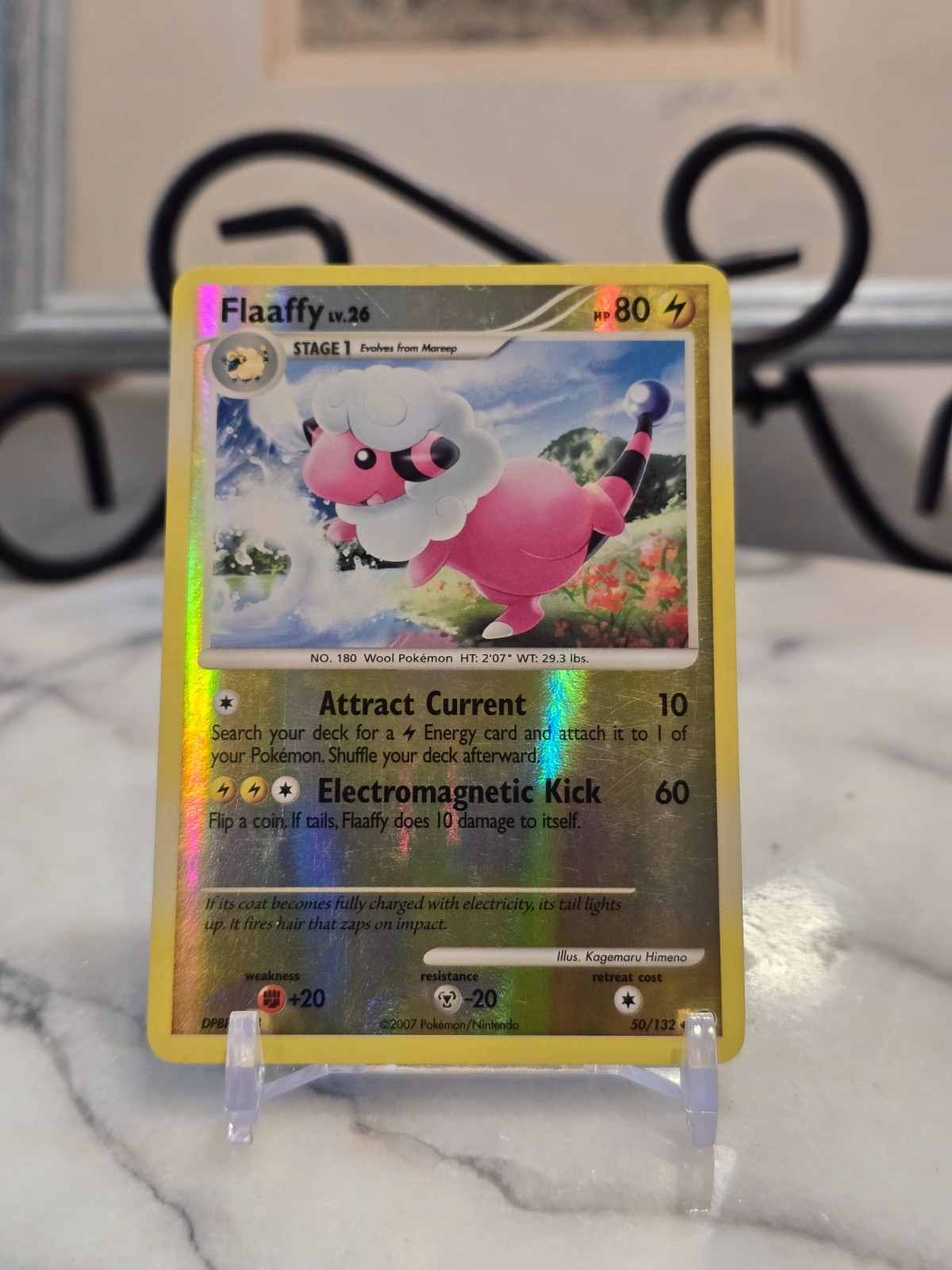 Pokemon TCG Flaaffy 50/132 Secret Wonders Reverse Holo MP