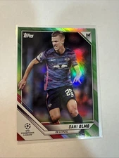 2022 Topps UEFA Champions League Dani Olmo Green Foil /199 Leipzig NM